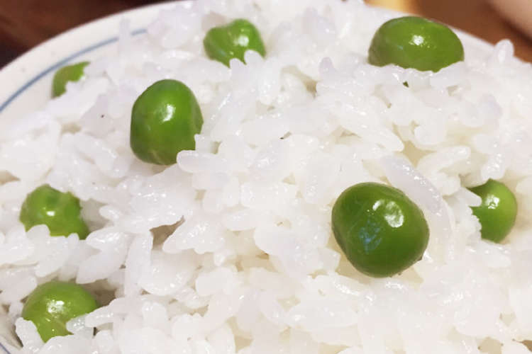 緑色がきれい 春を感じる豆ごはん レシピ 作り方 By Sheena39 クックパッド 簡単おいしいみんなのレシピが354万品