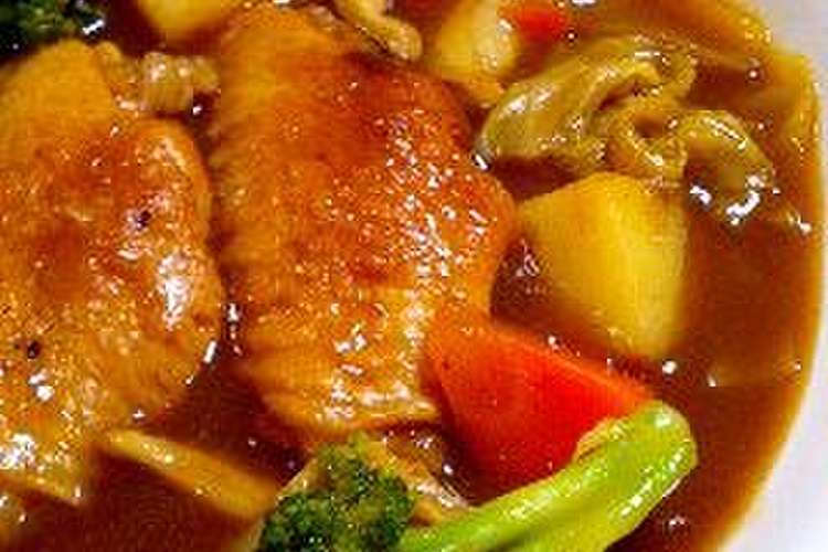 鶏手羽先のカレースープ煮込み レシピ 作り方 By Toモカ クックパッド 簡単おいしいみんなのレシピが352万品