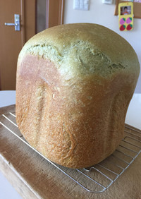 ヨモギ入り2斤食パン（ホームベーカリー）