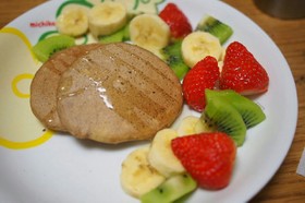 ダイエットに!豆腐とそば粉のパンケーキ☆