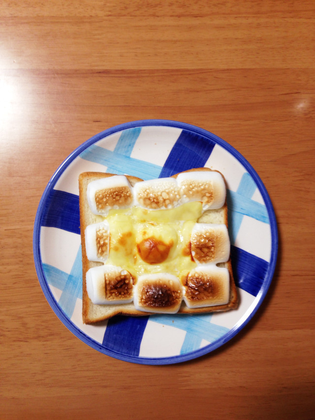 まるでスイーツ♡マシュマロチーズトーストの画像