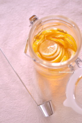レモンビネガーシロップ　レモン酢の画像