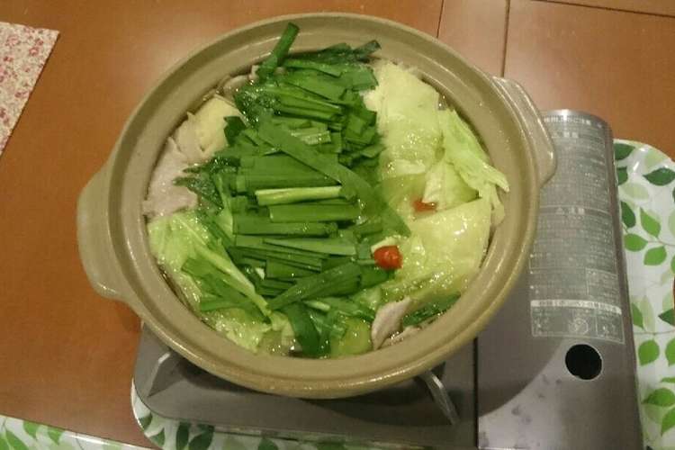 豚バラとキャベツの塩にんにく鍋 レシピ 作り方 By コータのパパ クックパッド