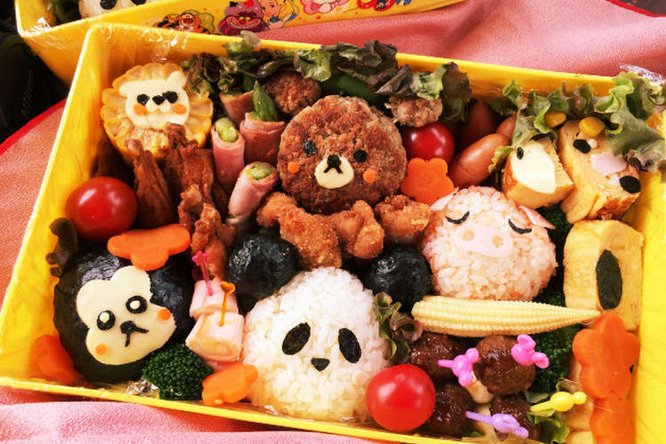 キャラ弁 動物弁当 動物園へ レシピ 作り方 By ゆひmama クックパッド 簡単おいしいみんなのレシピが360万品
