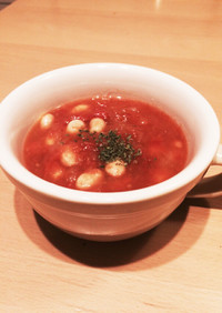 圧力鍋で簡単☆水を使わないトマトスープ