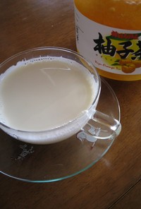 柚子茶inホットミルク☆