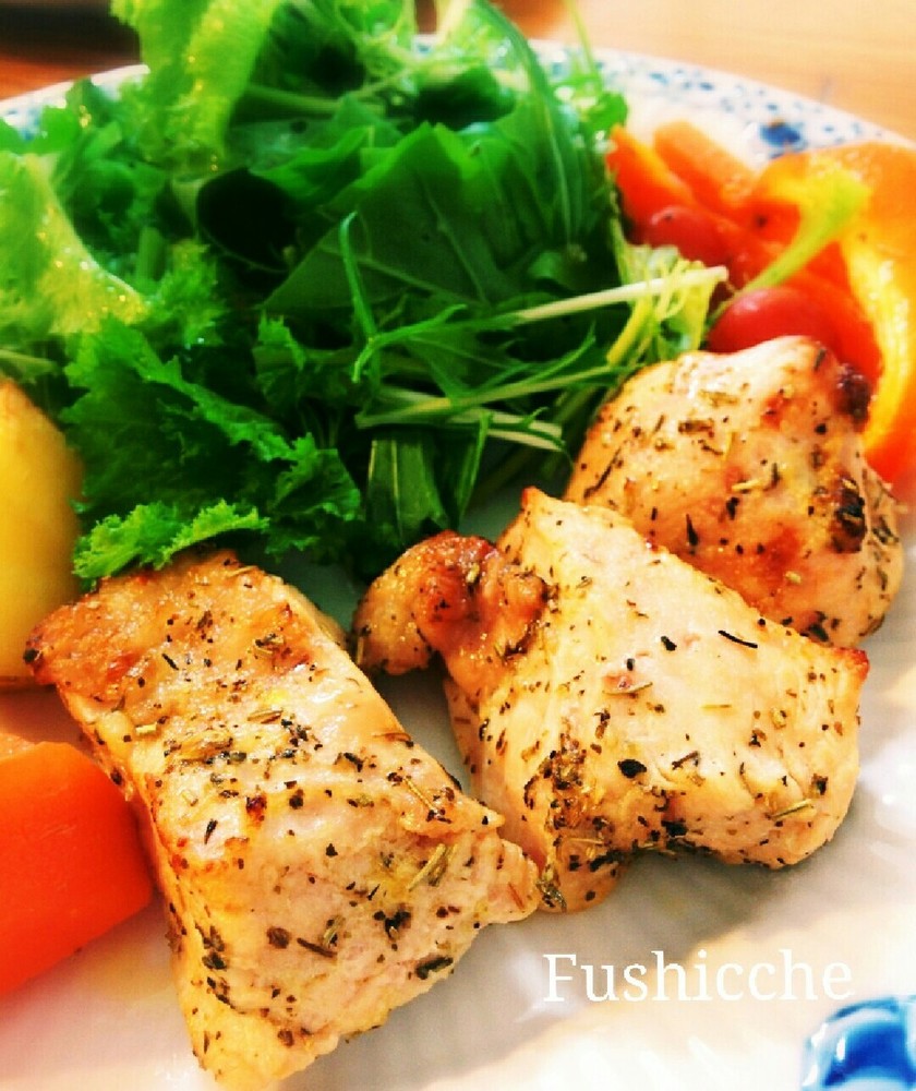 レモンハーブ海老串のレシピ