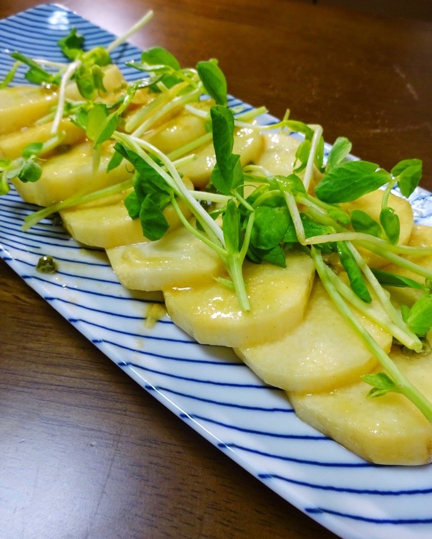 おつまみ＆副菜に！長芋のわさび醤油漬け by にゃん（うまめし） 【クックパッド】 簡単おいしいみんなのレシピが353万品