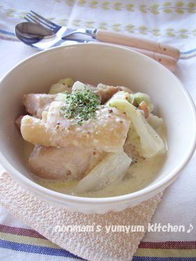 チキンと白菜のクリーム煮in粒マスタードの画像