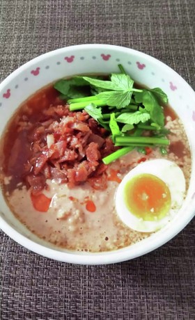 冷やし豆乳つゆ*担々麺風