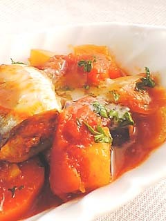 圧力鍋でいわしのトマト煮♪