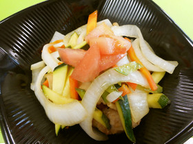 めっけもん♪たっぷり野菜の南蛮漬け