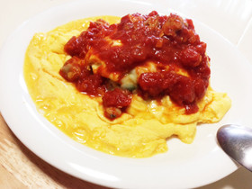 クミンの香♪あさりトマトオムライス
