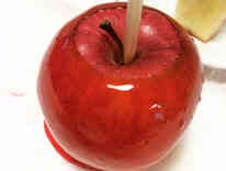 りんご飴の画像