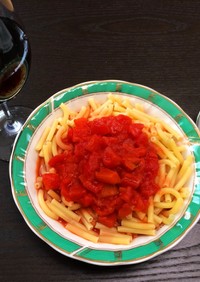 マカロニで簡単トマトスープパスタ