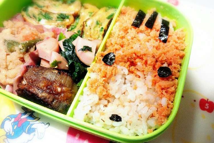 簡単 一分でキャラ弁 しまりすくん レシピ 作り方 By なすなす95 クックパッド 簡単おいしいみんなのレシピが352万品
