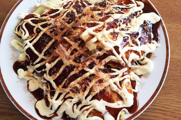 粉なし 低カロリーお好み焼き レシピ 作り方 By ひーたむー クックパッド 簡単おいしいみんなのレシピが371万品