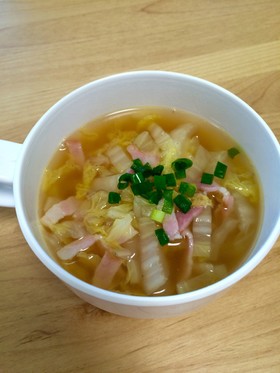 安い早い簡単!白菜を食べるスープ☆
