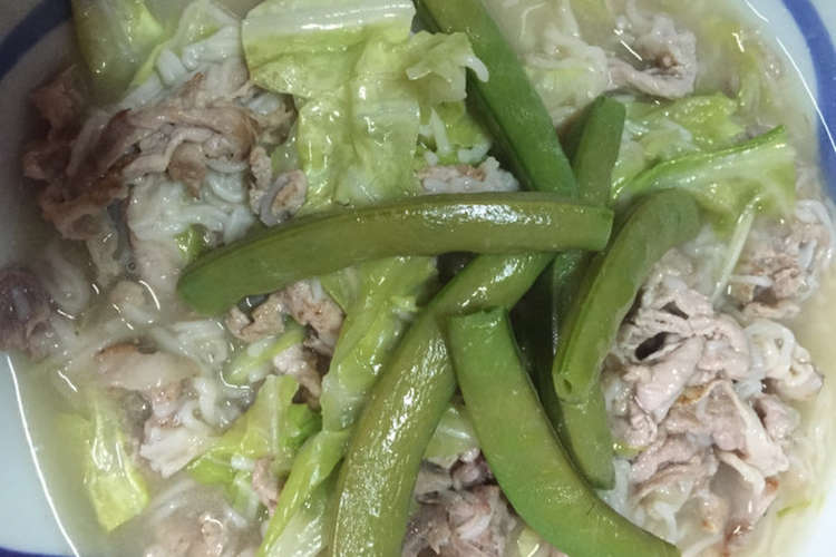 残った素麺と春キャベツの豚炒め レシピ 作り方 By 岸キシ クックパッド 簡単おいしいみんなのレシピが359万品