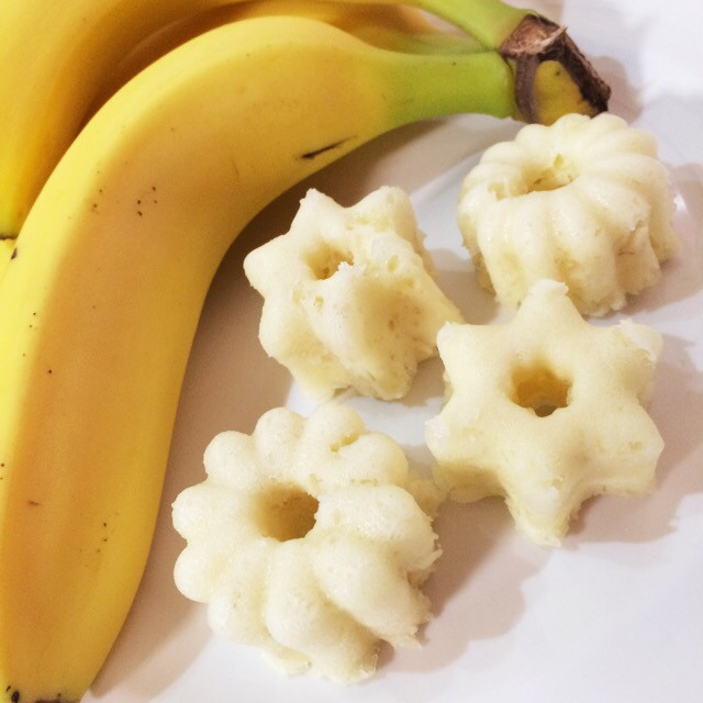 バナナ蒸しパン☆レンジで簡単の画像