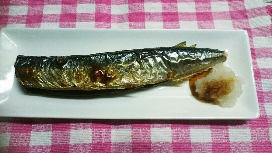 甘酢おろしのさんまの塩焼きの画像