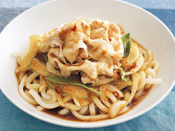 カレー風味の南蛮うどん