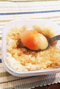 冷凍卵のたまごかけご飯