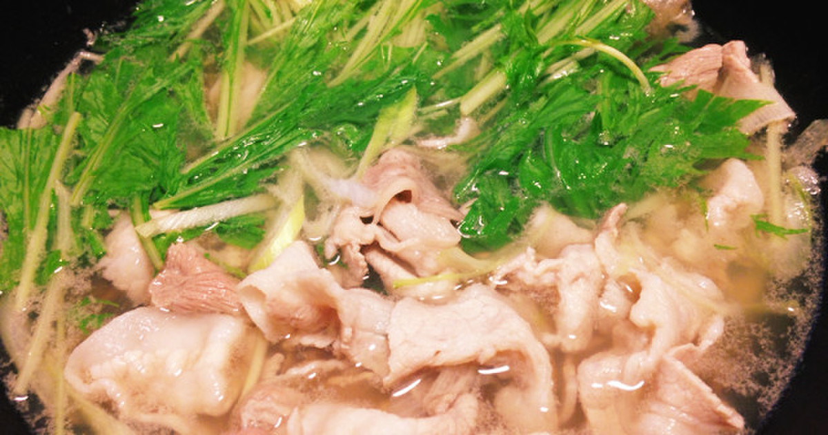 豚肉のだししゃぶ レシピ 作り方 By ぽんぽこマフィン クックパッド 簡単おいしいみんなのレシピが356万品