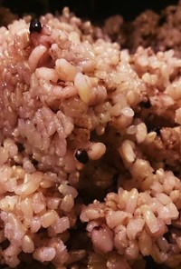 美味しい炊き方☆雑穀+もち麦+玄米ご飯 