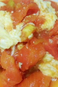 ふわふわ卵とトマト