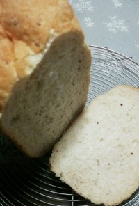 HBで！玄米ごはん食パン。油・乳不使用♪