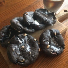 スタバ風マシュマロチョコクッキーの画像