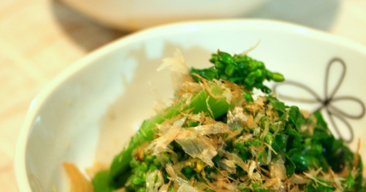 5分でできる 菜の花のおひたし レシピ 作り方 By ちさぷー クックパッド 簡単おいしいみんなのレシピが360万品