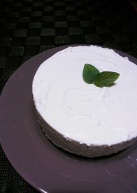 ♡水切りヨーグルトdeレアチーズケーキ♡