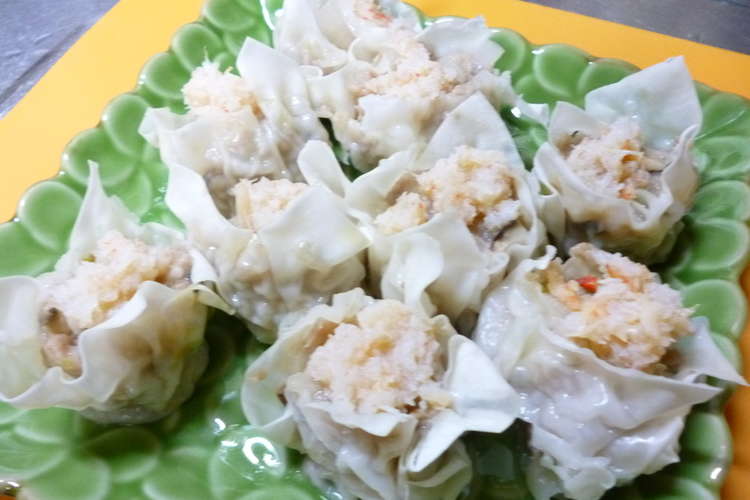 かに缶で うんま い かに焼売 レシピ 作り方 By きみ0814 クックパッド 簡単おいしいみんなのレシピが375万品