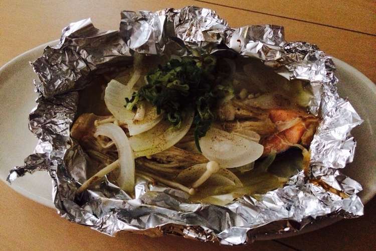 鮭のホイル焼き オーブンで焼くだけ レシピ 作り方 By アベニーちゃん クックパッド 簡単おいしいみんなのレシピが350万品