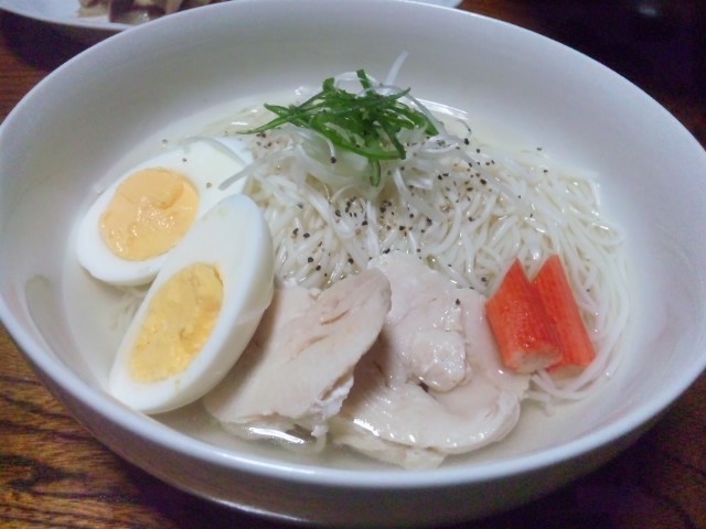 鶏塩素麺(≧∇≦)bの画像