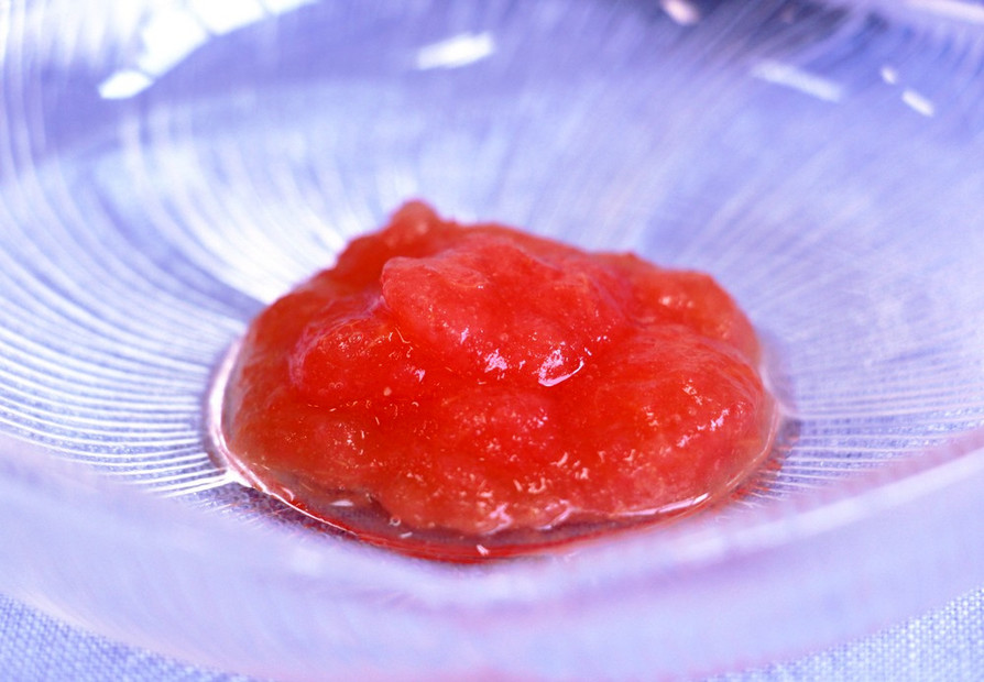 離乳食５か月～　トマトのペーストの画像