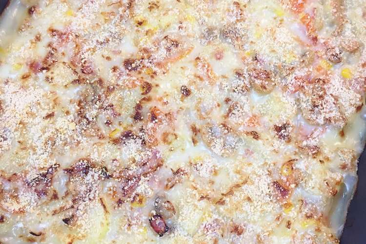 マカロニグラタン 給食 レシピ 作り方 By 学校法人森友学園 クックパッド 簡単おいしいみんなのレシピが360万品