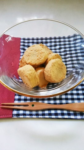 冷凍バナナときな粉のひんやりおやつ☆