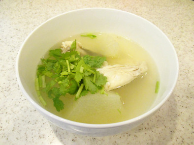 鯛魚瓜清湯（鯛と瓜のスープ）の写真