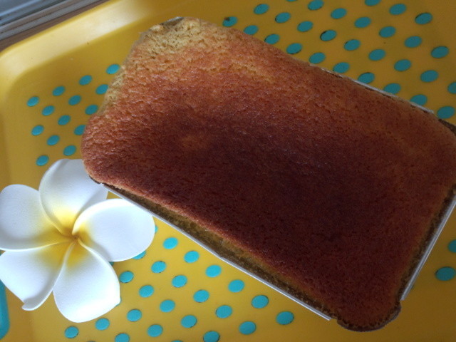 冷凍マンゴーで作るパウンドケーキの画像