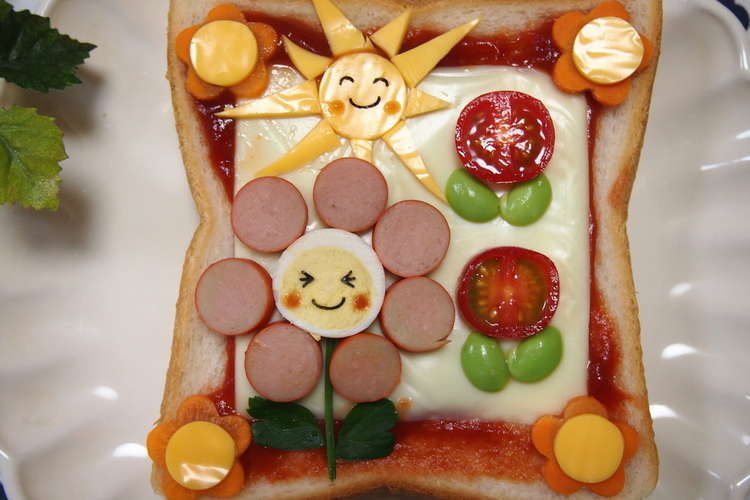 デコトースト 簡単お花トーストで朝ごはん レシピ 作り方 By とまとママ クックパッド 簡単おいしいみんなのレシピが370万品