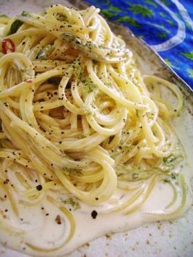 ◎柚子胡椒&あおさ海苔のクリームパスタ◎