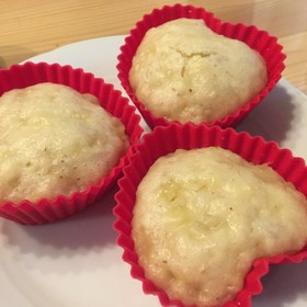 離乳食後期 りんごとバナナの蒸しパン