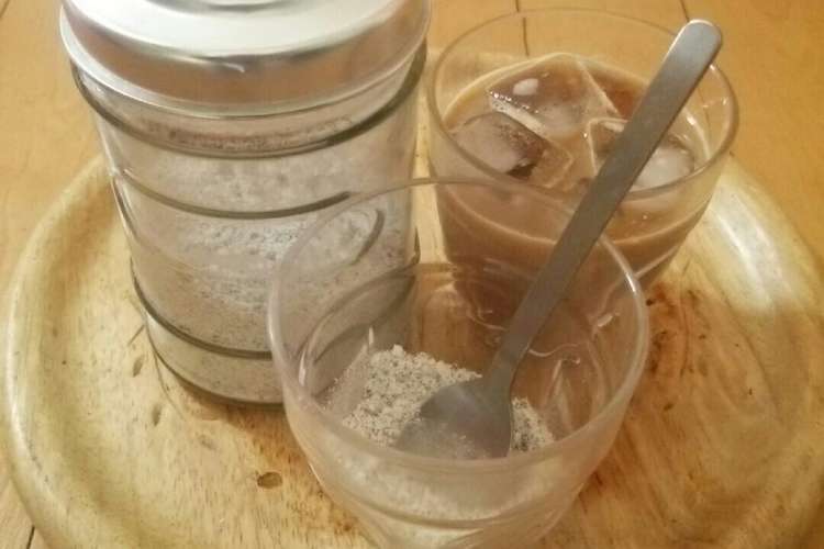 お水でok アイス カフェオレの素 レシピ 作り方 By ねむンダ クックパッド 簡単おいしいみんなのレシピが355万品