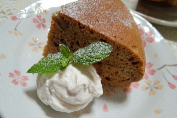 炊飯器でバナナとクルミのミルクティケーキ レシピ 作り方 By もへほっぺ クックパッド