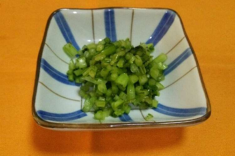 かぶの茎の塩漬け レシピ 作り方 By パセリ クックパッド 簡単おいしいみんなのレシピが358万品