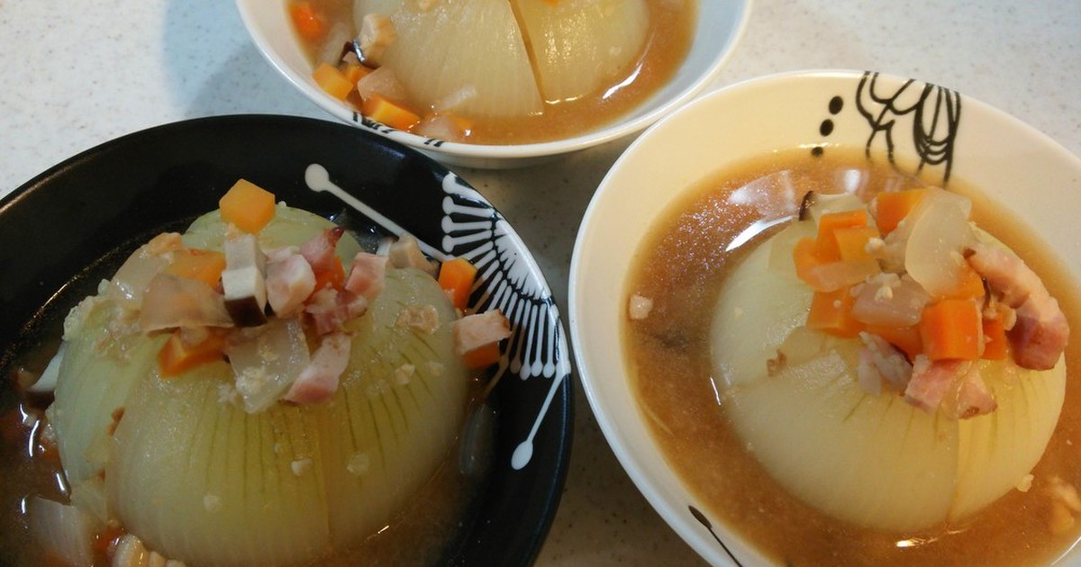 新玉ねぎの丸ごとスープ by remies 【クックパッド】 簡単おいしいみんなのレシピが337万品