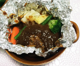 卵いらずの包み焼きハンバーグ
